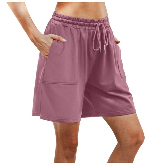 Shorts for Women Trendy Summer 2025 Cotton Sports Loose Sports Casual Beach Shorts S-2XL
