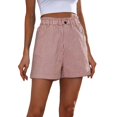 thumbnail image 1 of Shorts for Women Trendy Summer 2025 Linen High Waisted Comfy Cotton Outfits Fashion Clothing Baggy Dressy Casual Womens Jorts with Pockets S-2XL, 1 of 4