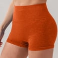 thumbnail image 1 of Shorts for Women, Women's High Waist Seamless Ribbed Shorts Compression Yoga Shorts for Gym Fitness and Casual Wear, 1 of 6