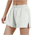 thumbnail image 1 of Shorts for Women, Women's UPF 50, Swim Board Shorts Stretchy High Waisted Beach Short Quick Dry Workout Running Shorts with Liner, 1 of 8
