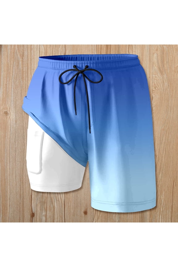 Shorts for Womens Summer Shorts For Everyday Wear With Double Layer And Convenient Side Pockets Made For Comfort And Easy Travel Blue S