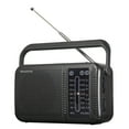 thumbnail image 1 of Shortwave AM FM Radio, Retro Receiver Bluetooth Speaker Great Reception, Support TF Card/USB Play, Large Dial Battery Powered Easy to Use for Friend Seniors Elderly (Black), 1 of 7