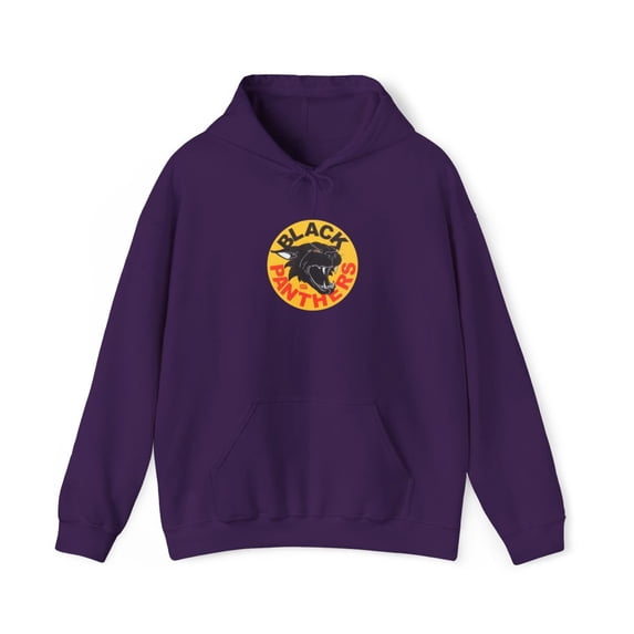 Shortys Black Panther Bearings Skateboard Muska Vintage Classic Hoodie Print - 5XL / Purple