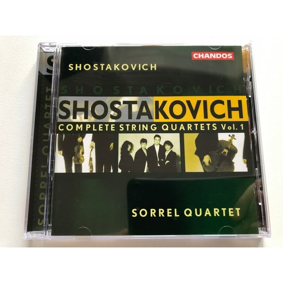 Shostakovich: Complete String Quartets Vol.1 – Sorrel Quartet / Chandos Audio CD 1999 / CHAN 9741