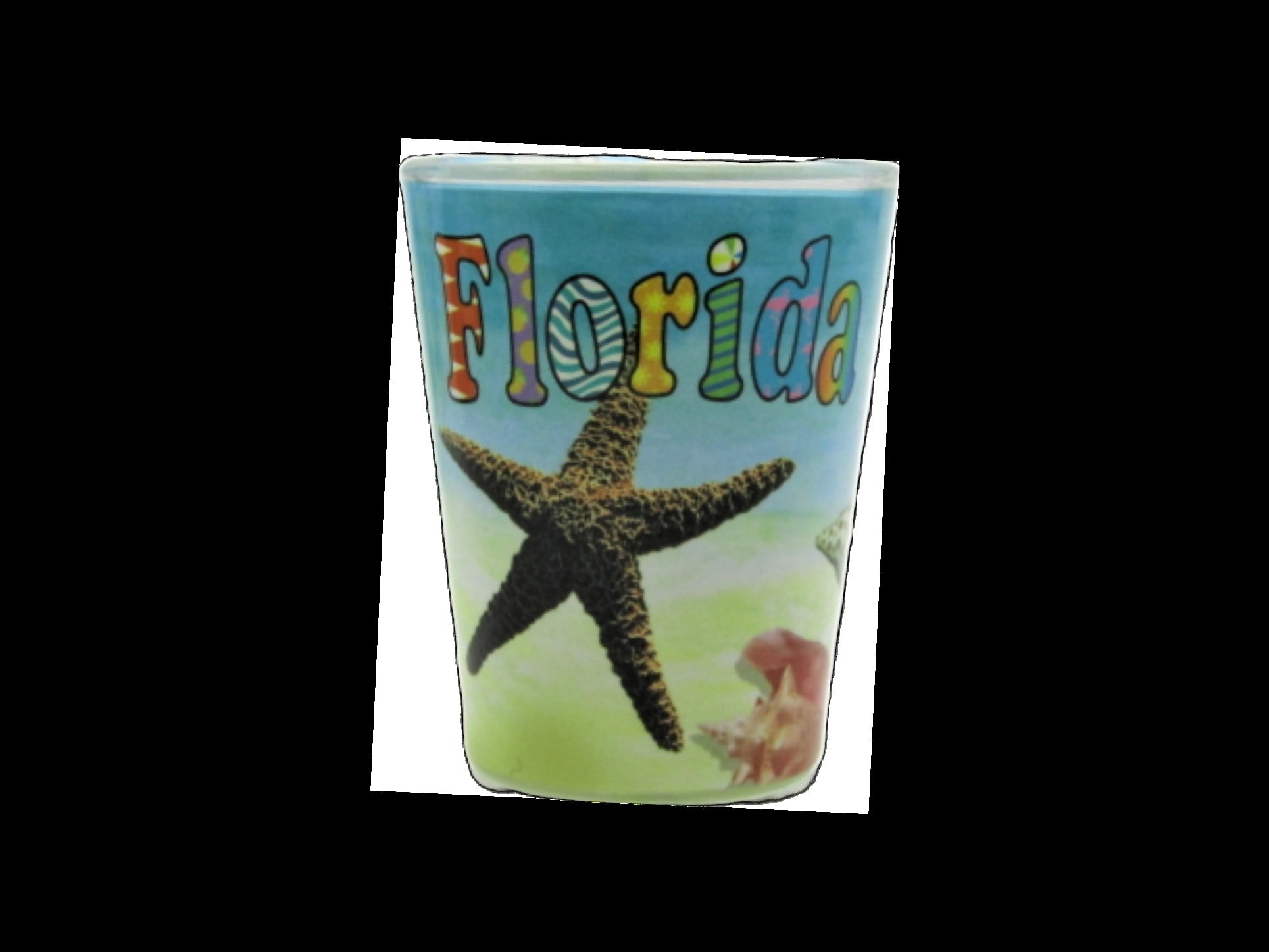 Shot Glass Florida Starfish 1 Count Beach Hut Inc. Brand Souvenirs