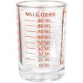 Shot Glass Measuring Cup 3 Ounce/90ML Easy to Read, Heavyweight Glass
