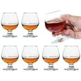 thumbnail image 1 of Shot Glasses, 150ml/5 oz Shot Glass Set of 6 Cute Brandy Cognac Glasses/Clear Shot Glasses/Mini Brandy Glass, 1 of 6