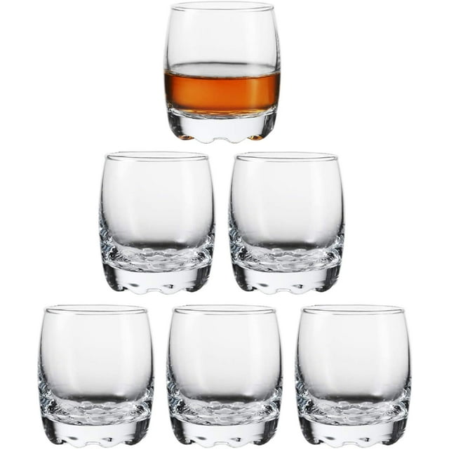 Shot Glasses, 2.8oz Heavy Base Shot Glass Set of 6/Tequila Shot/Super