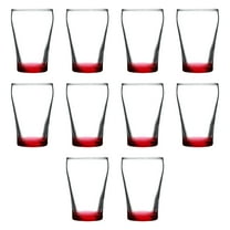 Shot Glasses 5.5 oz. Set of 10, Bulk Pack - Sampler, Great for Wedding, Party, Birthday, Events - Red