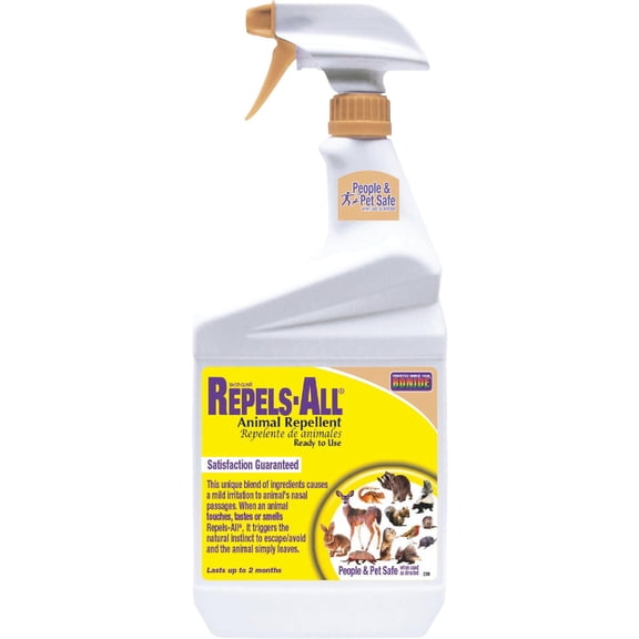 Arett Sales Repels-All Animal Repellent Ready To Use - Liquid Repellent - Bottle