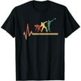 thumbnail image 1 of Shot Put Throw Athelte Retro Heartbeat Track And Field T-Shirt, 1 of 4