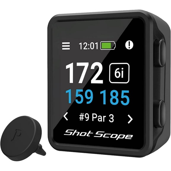 Shot Scope H4 GPS Handheld with Shot Tracking - F/M/B Green and Hazard Distances - 36,000+ pre-Loaded Courses - 100+ Statistics Including Strokes Gained - No subscriptions