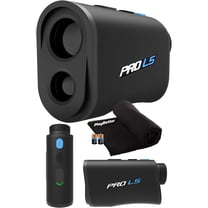 Shot Scope PRO L5 (Black) Golf Laser Rangefinder Bundle with PlayBetter Microfiber Towel & Extra CR2 Battery
