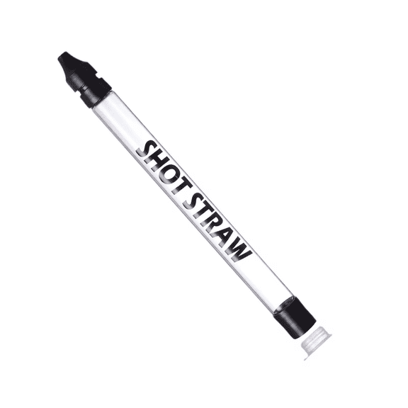 Shot Straw, shot straw for liquor & chaser,Portable Liquor Dispenser, Fits All Bottles, Enjoy Wine Anywhere 1oz (Ultimate black)