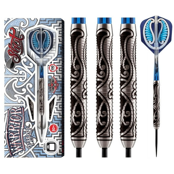 Shot Warrior Tipu Steel Tip Dart Set-80% Tungsten-21gm