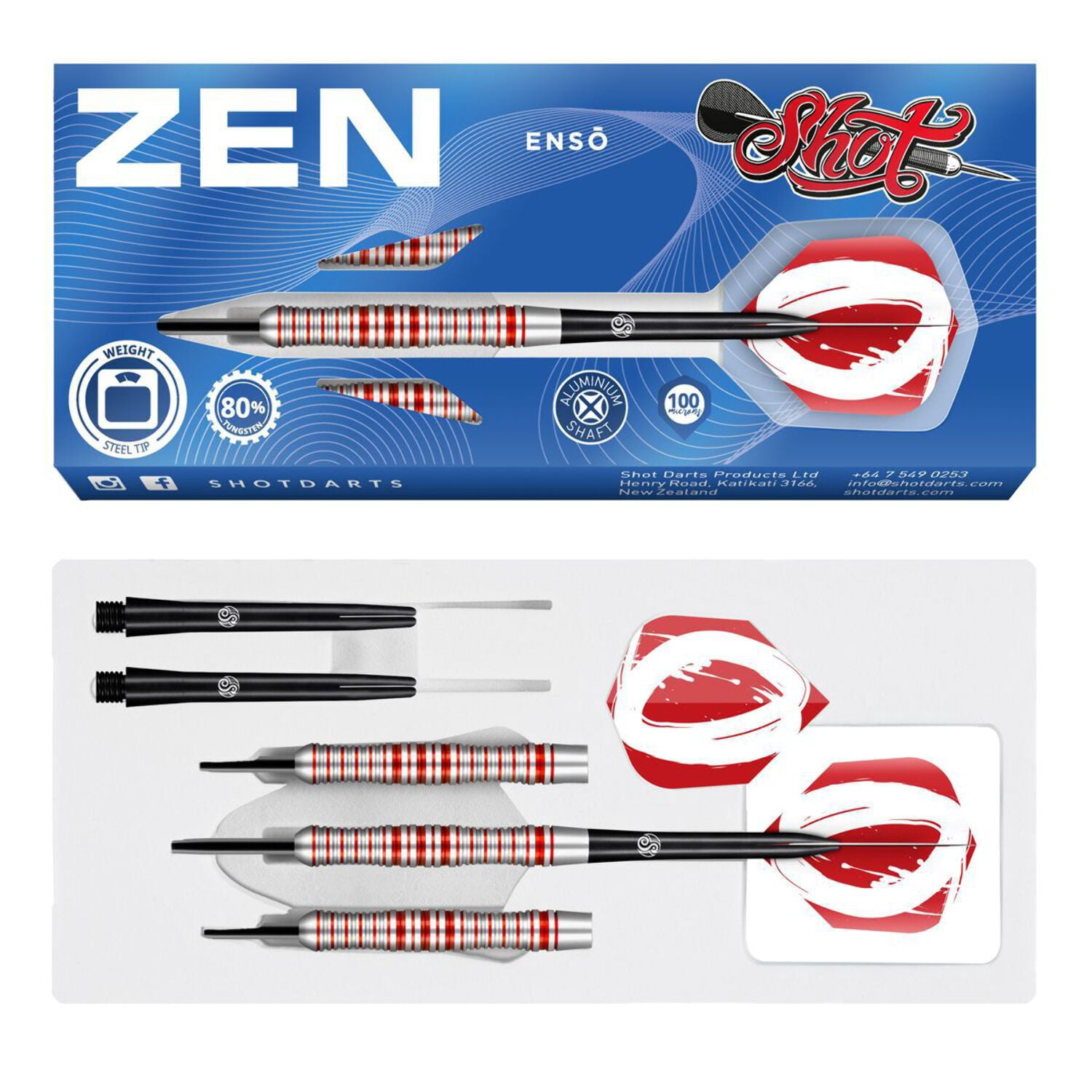 Shot Zen Enso Steel Tip Darts