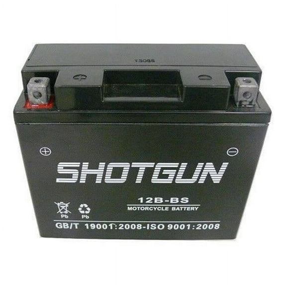 Shotgun 12B-BS-Shotgun1 UT12B-4 YT12B-BS 12V Battery for 1999 2000 2001 2002 2003 Yamaha YZF R6 R1