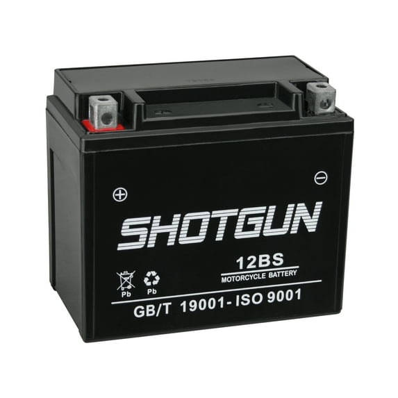 Shotgun 12V 10 Amp Hour ES12BS Sealed AGM Battery for Kymco, SYM, Piaggio Scooters