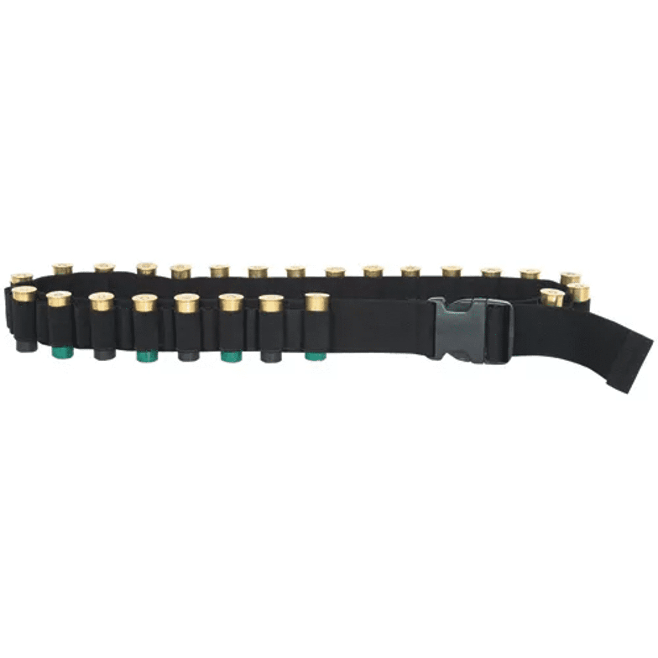 Shotgun Canvas Shell Bandolier - Black [ Adjustable to 60