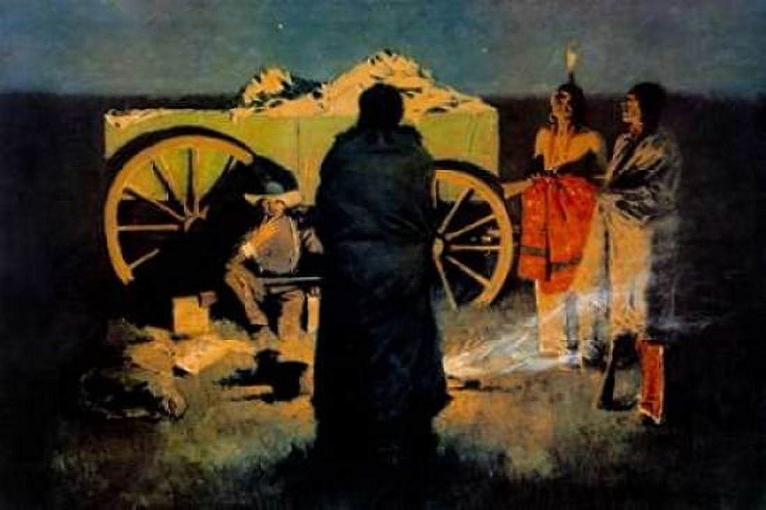 Shotgun Hospitality Canvas Art - Frederic Remington (24 x 36)