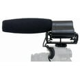 thumbnail image 1 of Shotgun Microphone (Stereo) With Windscreen &amp; Dead Cat Muff For Canon VIXIA HF R82 (Includes Mounting Bracket), 1 of 5