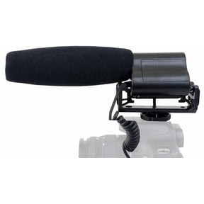 Shotgun Microphone (Stereo) With Windscreen & Dead Cat Muff For Samsung NX1