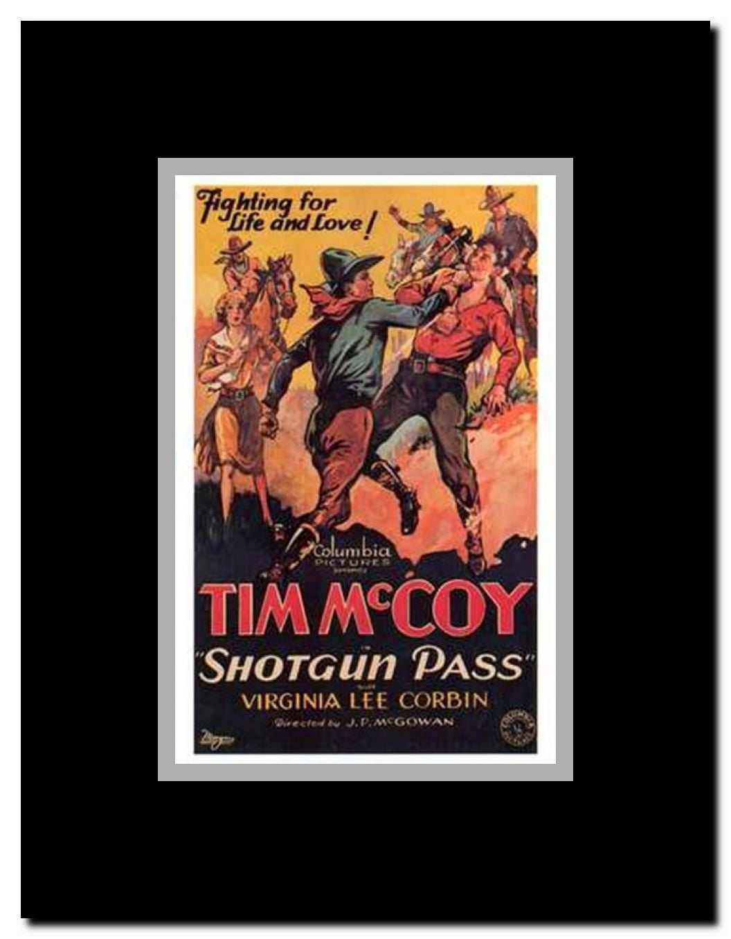 Shotgun Pass Framed Movie Poster