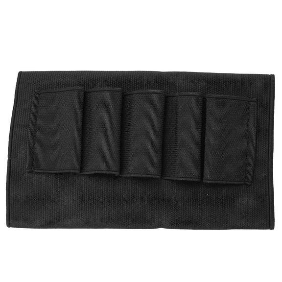 Shotgun Rifle 5 Shells Tacti Buttstock Shell Ammo Cartridge Holder Elastic Loops