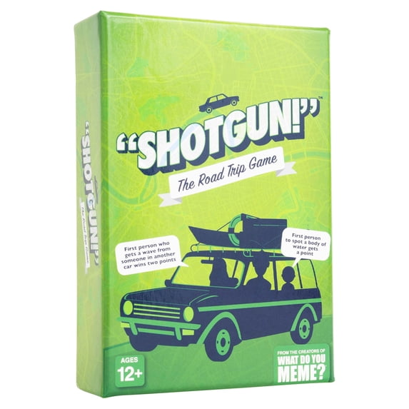 Shotgun! The Hilarious Family Card Game for Road Trips – Travel Game by What do You Meme?® Family