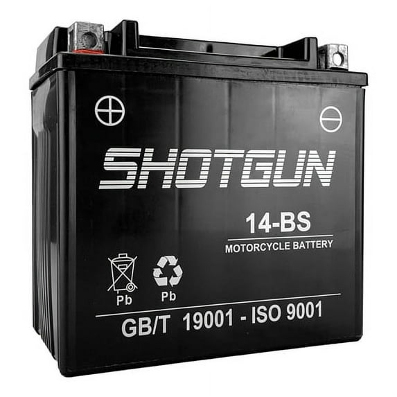 Shotgun YTX14-BS Replacement Powersports Battery For Buell 2003 2003 XB9SX Lightning CityX