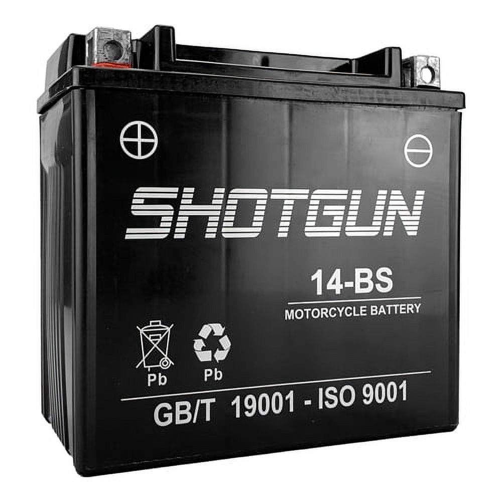 BATTERY バッテリー 19V Shotgun YTX14-BS Replacement Powersports Battery For Kawasaki 2019