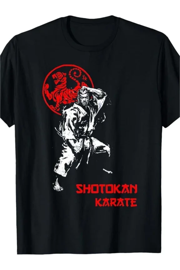 Shotokan Karate Graphic T-Shirt Martial Arts Fighter Training Tee Unisex S-5Xl Hot Trending Shirt Birthday Gift