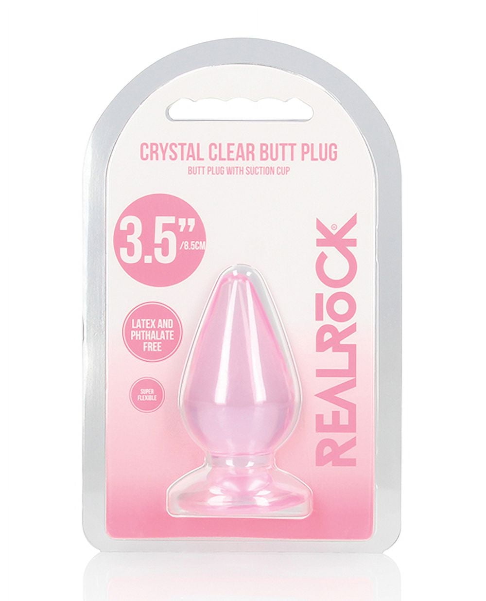 rose quartz anal plug Crystal Buttplug main image 1