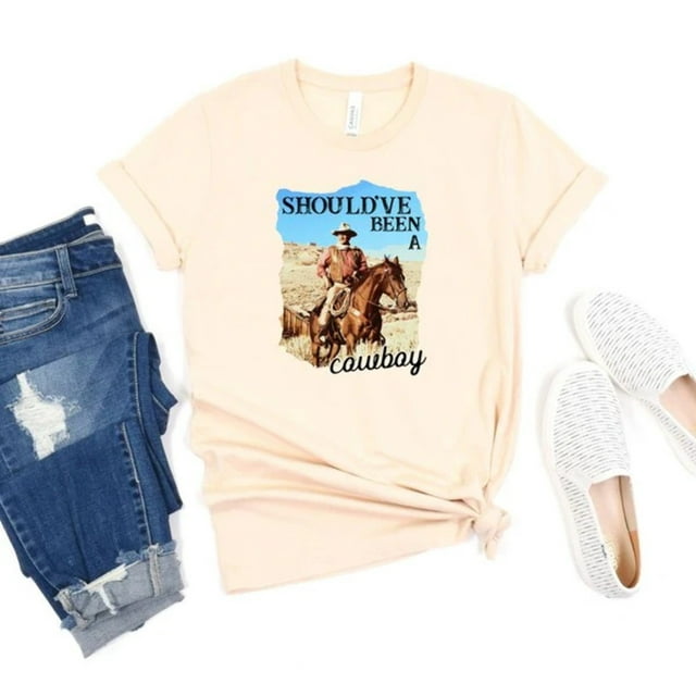 Should Have Been A Cowboy Softstyle Tee T-Shirt