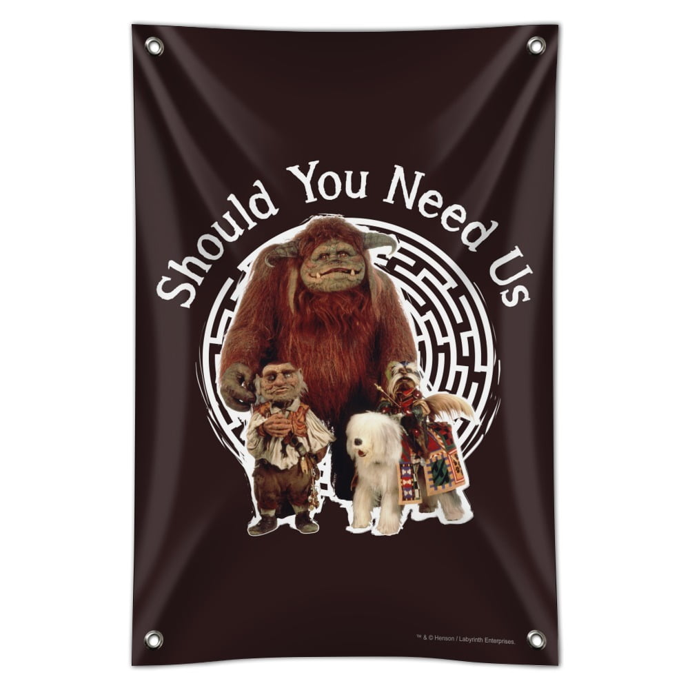 Should You Need Us Labyrinth With Ludo Hoggle and Didymus Home Business  Office Sign - Walmart.com, image size:1001x1001
