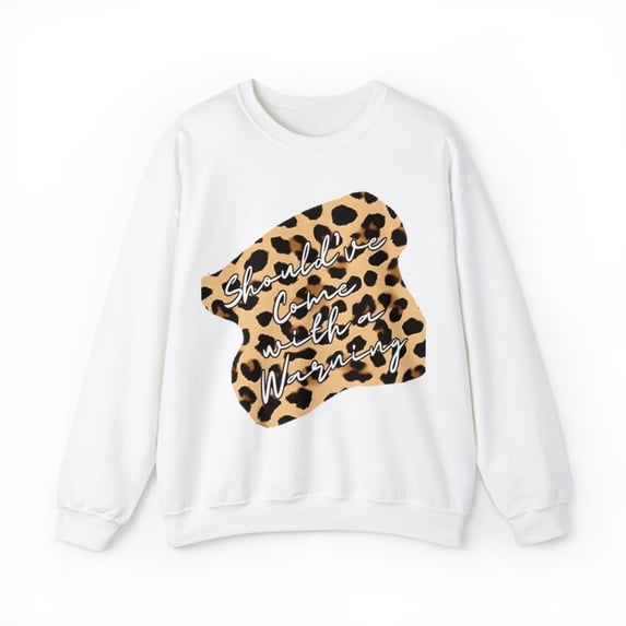 Should've Come with a Warning Unisex Heavy Blend™ Crewneck Sweatshirt