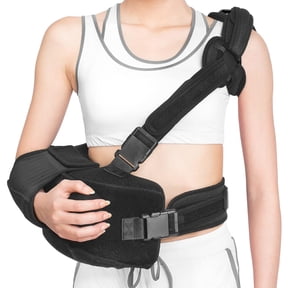 Shoulder Abduction Sling - For Injury Support, Rotator Cuff Pain, Dislocation, Surgery, Postoperative Shoulder Arm Support Shoulder Immobilizer with Abduction Pillow