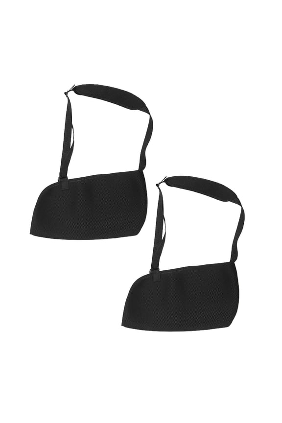 Shoulder Arm Sling Elbow Support Wrist Wrap For Broken Fracture Injury Relief 2PCS, 15 in7.8 in, Black 2 Packs