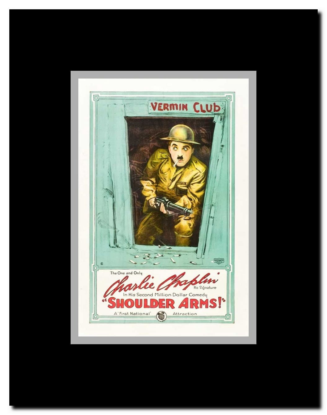 Shoulder Arms Framed Movie Poster