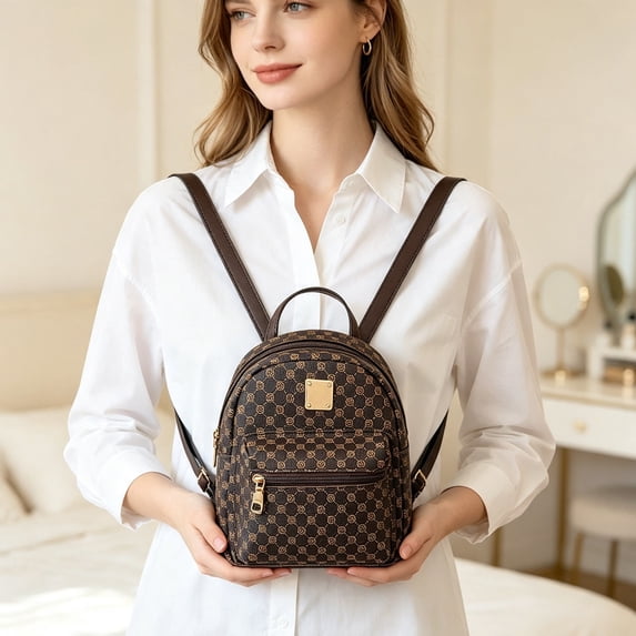 Shoulder Backpack Ladies' Fashion Bag Female Daily Shopping Backpack