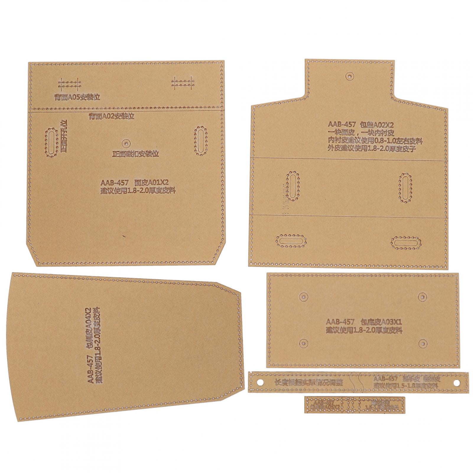 Shoulder Bag Acrylic Template, DIY Handmade Leather Goods Acrylic