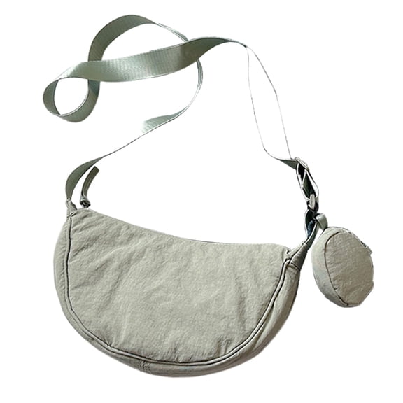Shoulder Bag Adjustable Compact Nylon Purse Storage Pack | Women Men for Travel Dates