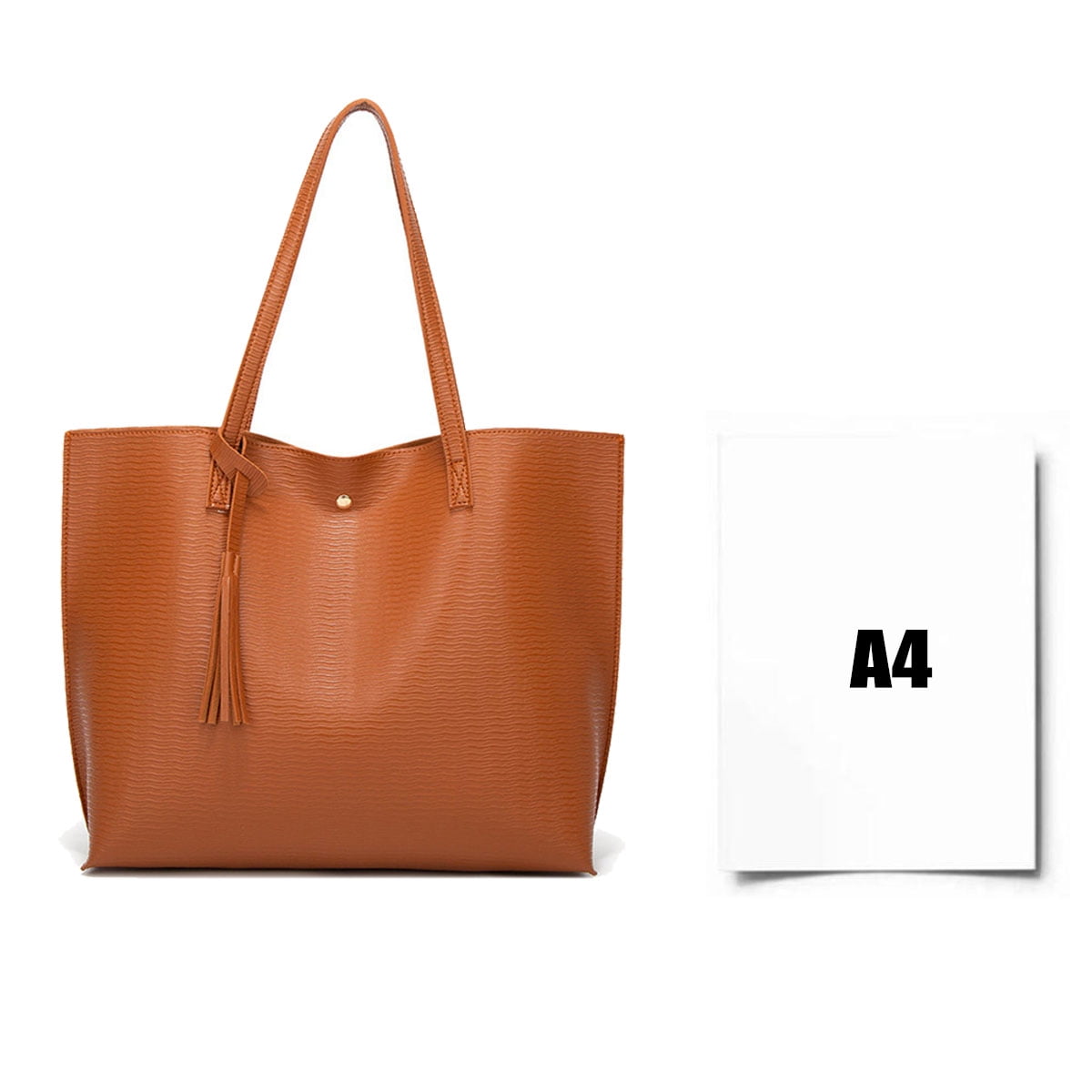 Minimalist Leather Tote Bag