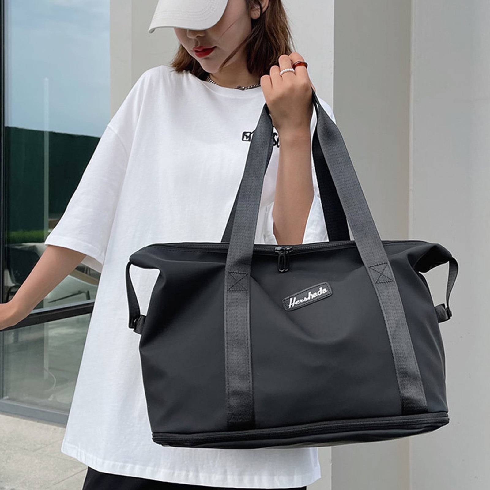 Shoulder Bag Bolso bandolera escalable bolso de mano informal de gran capacidad para viajes fitness compras Walmart