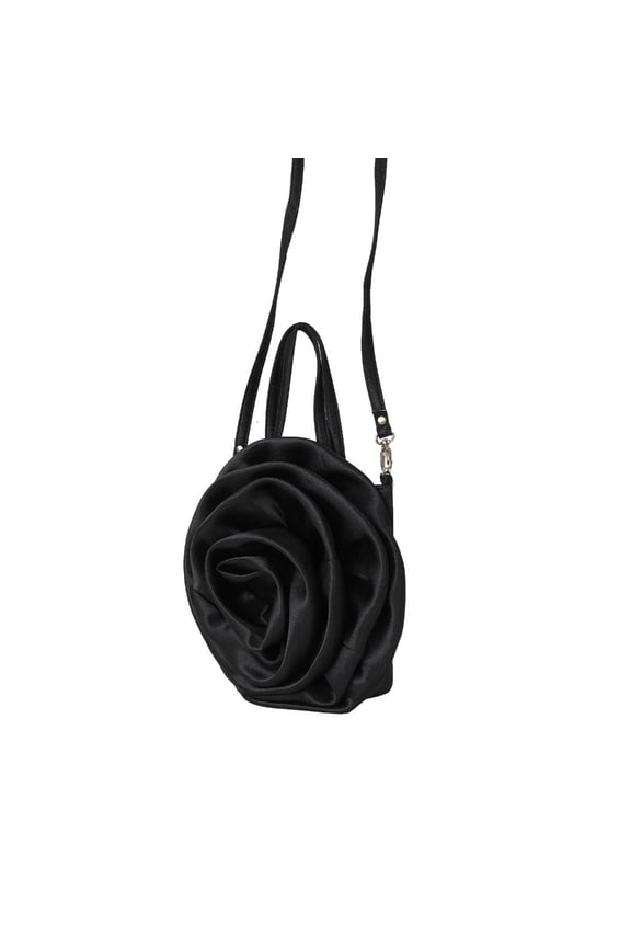 Clutch Bag 3D Rose Shape Handbag for Women Fashion Tote Prom Evening Bag