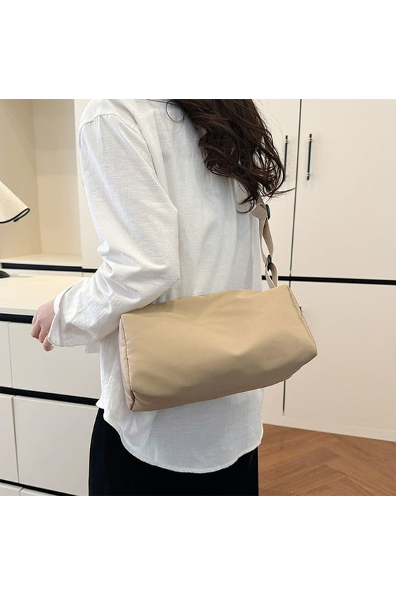 Shoulder Bag Crossbody Backpack, Water-Resistant Nylon Daypack with Spacious Interior, for Daily and Leisure Travel