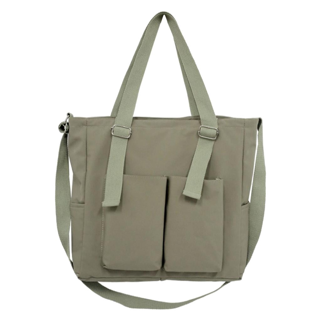 Shoulder Bag Crossbody Handbag Shoppers Bag Canvas Green - Walmart.com