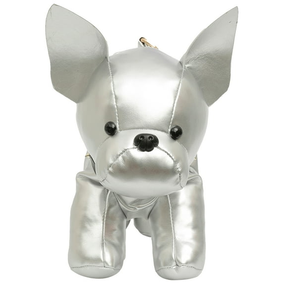 Shoulder Bag For Men Women Shape Crossbody Bag Pu Bag For Travel Decor Bag (Silver)