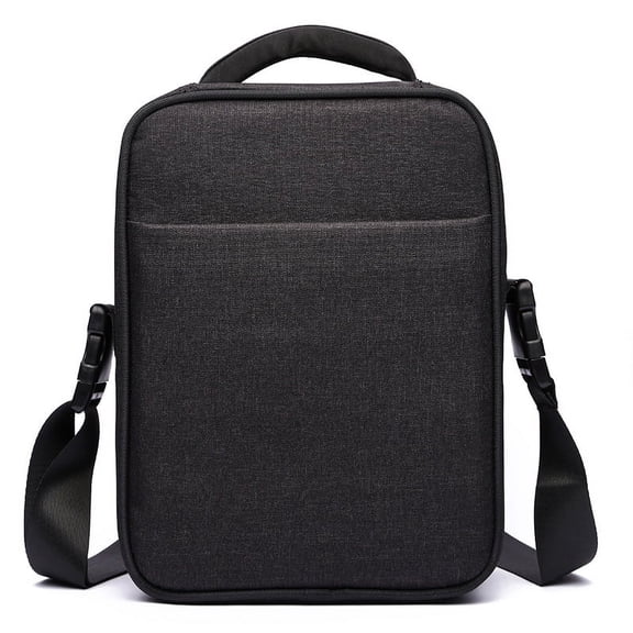 Shoulder Bag Portable Canvas Small Messenger Drone Accessories Storage,Black