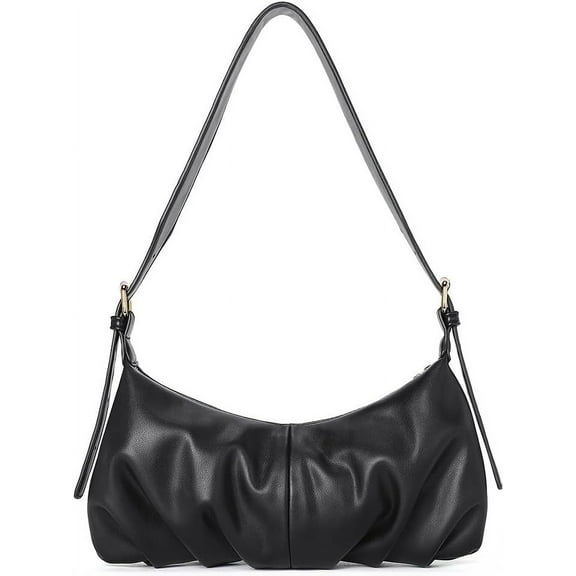 Shoulder Bag,Purses for Women Dumpling Small Hobo Bags Vegan Leather Ladies Clutch with Adjustable Strap